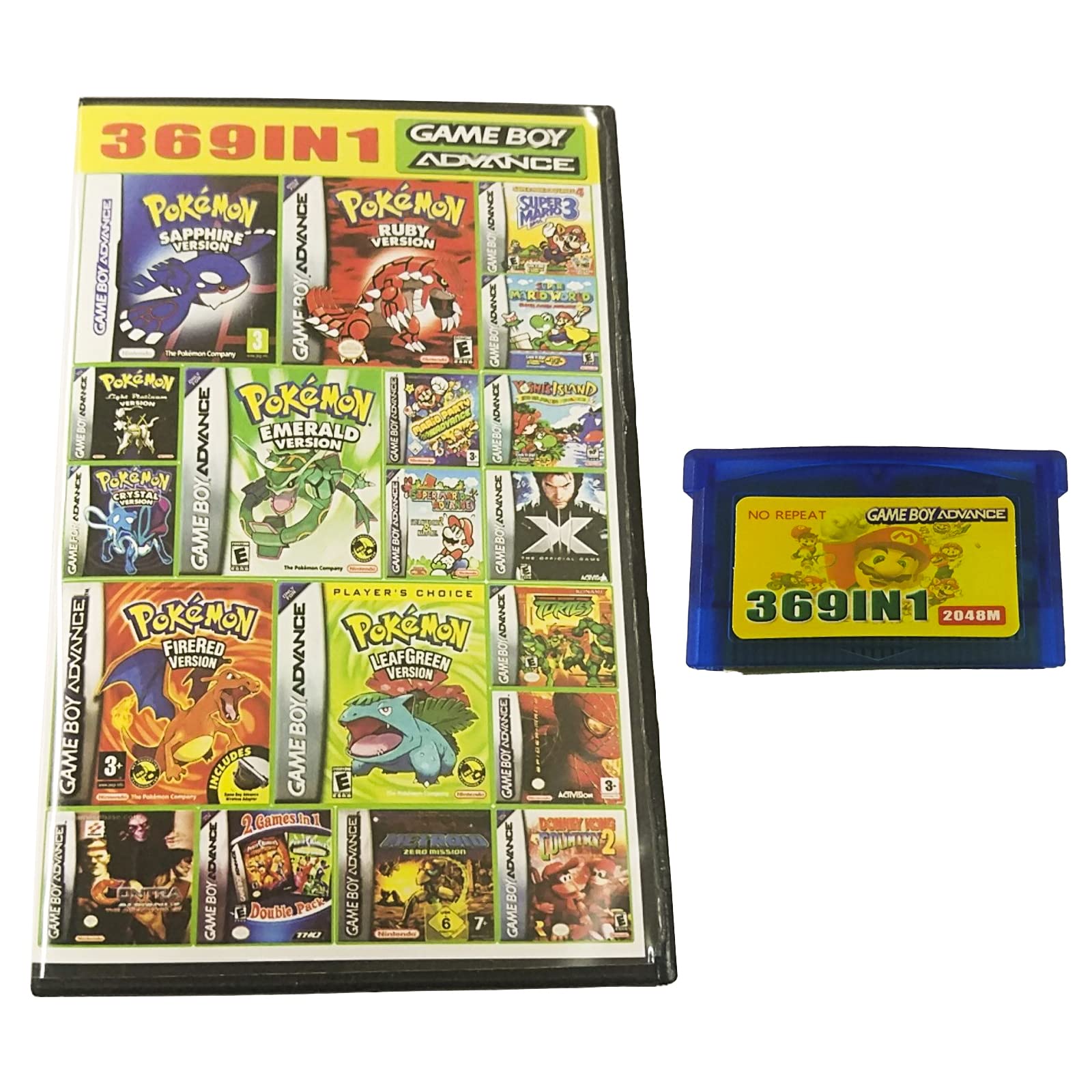 369 in 1 アドバンス 369 In 1 Gameboy Advance Gba Com Save | MercadoLivre